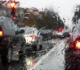 When is it most dangerous to drive on a rainy day?